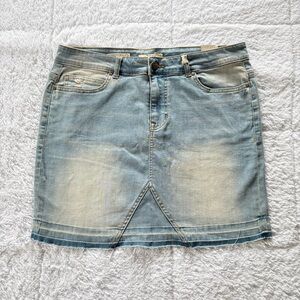 Wild Blue denim mini skirt